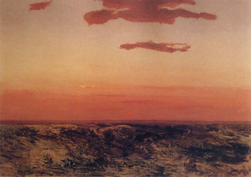 Arkhip Ivanovich Kuindzhi Sunset Norge oil painting art